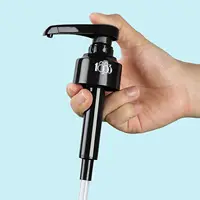 ปั๊มจ่ายน้ำเชื่อม 1 ชิ้น สีดำ สำหรับน้ำเชื่อมโมนิน ขนาด 10 มล. ปั๊มจ่ายน้ำผลไม้ 1