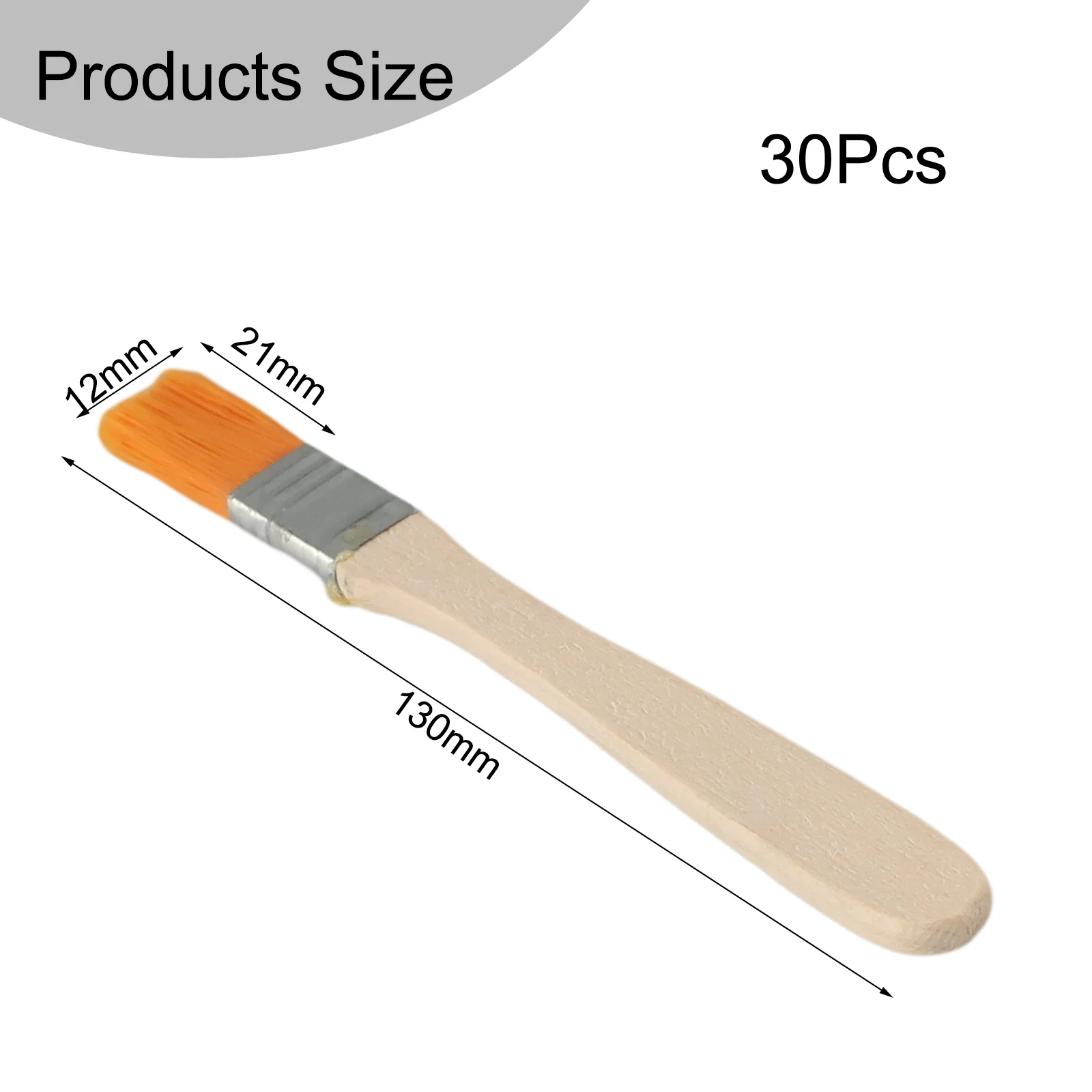 30pcs Cleaning Brush Dust Removal With Wooden Handle for Paint Drawing Tools Wooden Painting Brush Hand Tools Art Supplies