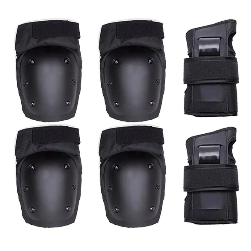 

Roller Skating Protective Gear Set Adult and Children the Skating Shoes Knee and Elbow Pad Hand Guard Six-Piece Set