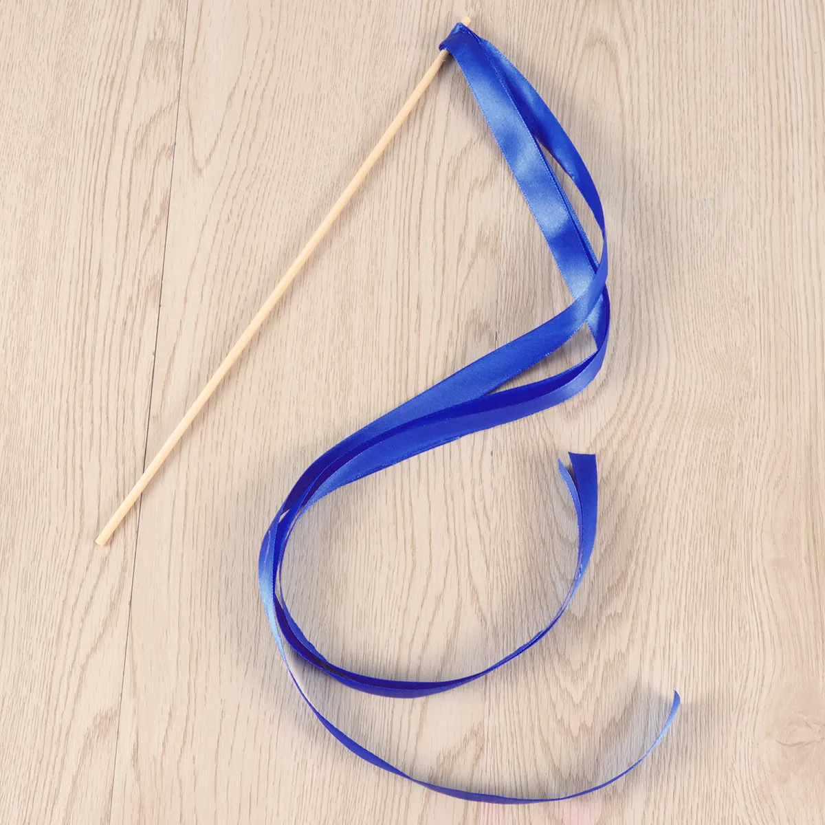 20Pcs 웨딩 요정 지팡이 리본 스틱 60Cm 길이 1.5cm 너비 30Cm 웨딩용 나무 스틱 송별식 파티 사진 소품