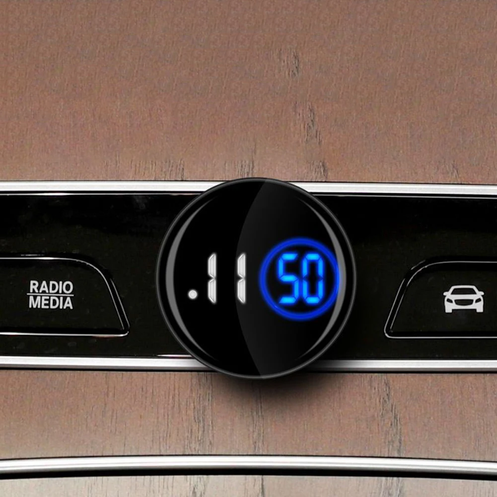 Car Interior Clock For Van Vehicle Watch Car Supplies Novelty Waterproof Clock Touch Type Auto Luminous-Waterproof