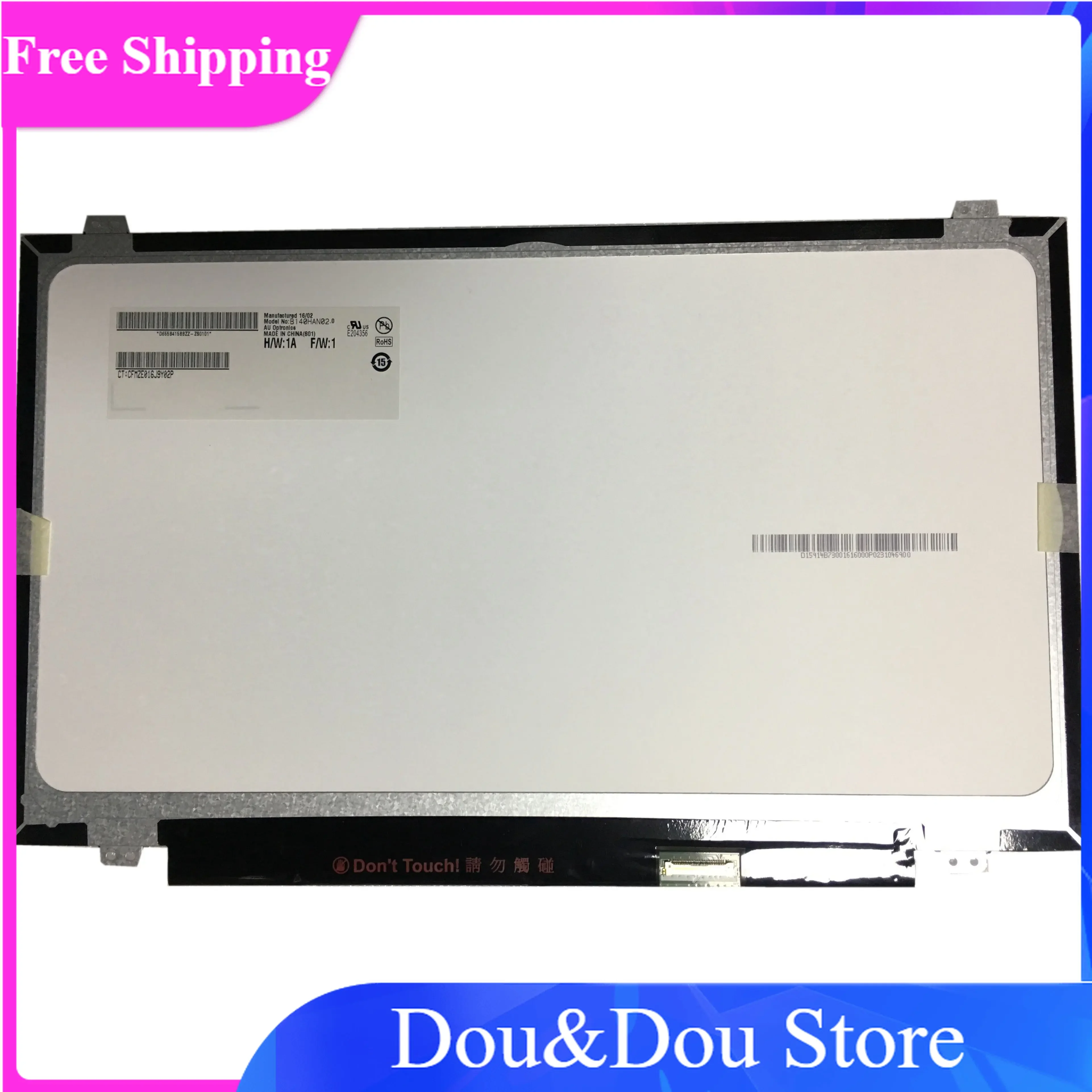 

B140HAN02.0 подходит для B140HAN02.1 B140HAN01.3 B140HAN01.1 LP140WF3 SPD1 F1 SPF1 SP D1 B140HAN01.2 LTN140HL05 1920*1080 30 PIN