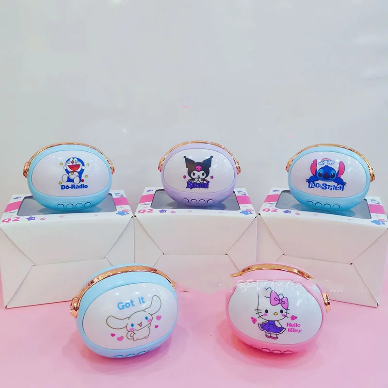 

Kawaii Sanrio Bluetooth аудио Hello Kittys аксессуары Милая красота мультфильм аниме компактные портативные бытовые Игрушки для девочек подарок