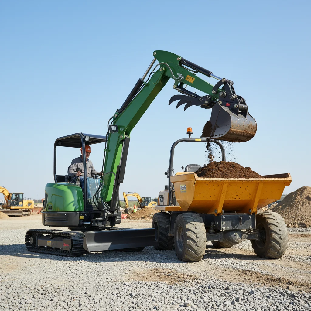 Bestseller 3-Tonnen-Kleinbagger Kubota Motor Raupenbagger – kostenloser Versand für Baumaschinen