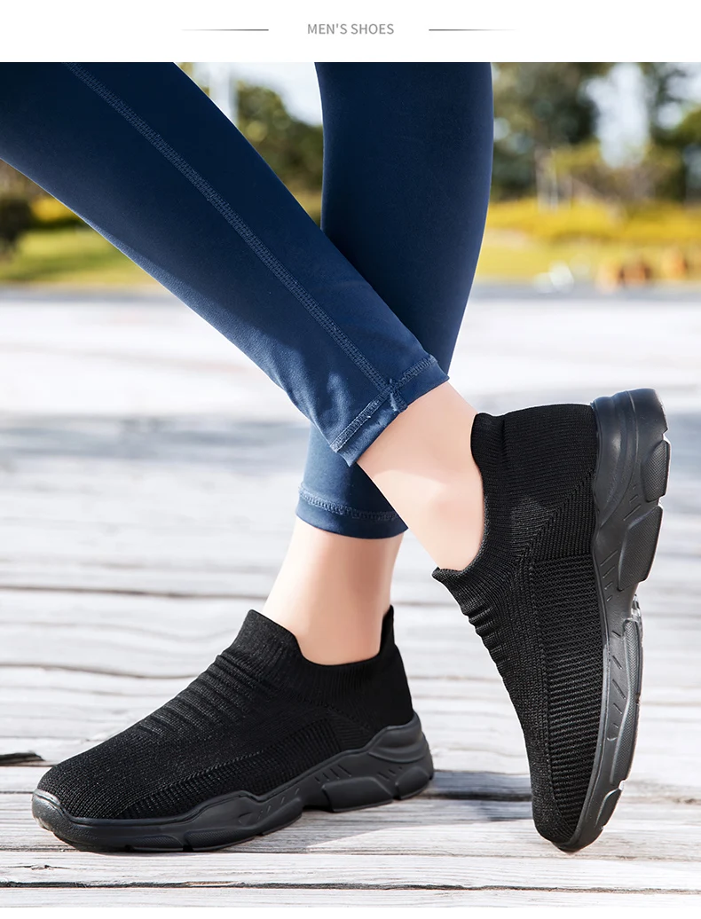 Description Picture 4 of itemWomens Light Running Shoes Jogging Shoes Breathable Women Sneakers Slip On Loafer Shoe Momens Casual Shoes Sock Shoes size 35-44