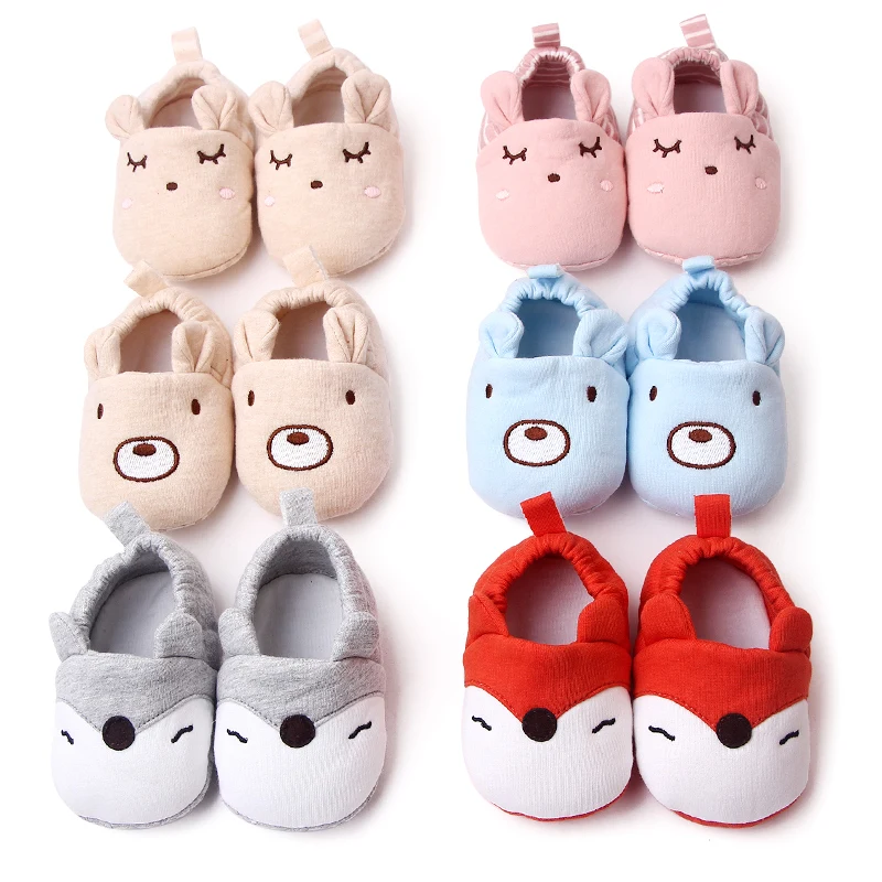 Baby Winter Shoes Soft Cotton Cute Animal Multiple Chioces High Quality Warm for Newborn Toddler Prewalking 2023New Baby Fashion