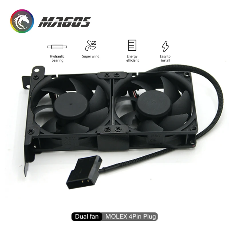 Ventilador Vga Cooler Gpu Computador Ventiladores e Ventiladores Plugue de Pinos Opcional Moled 4pin 8025 - Imagem 6