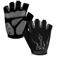 MOREOK Bike Gloves Half Finger  5MM Gel Pads Breathable Mountain Road Bike Cycling gloves Shock-absorbing Bicycle Gloves for Men 1