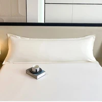 Taie d'oreiller Double longue pour Couple, taie d'oreiller étendue (hors noyau), gris, blanc, Beige, pour lit, 1 pièce 4