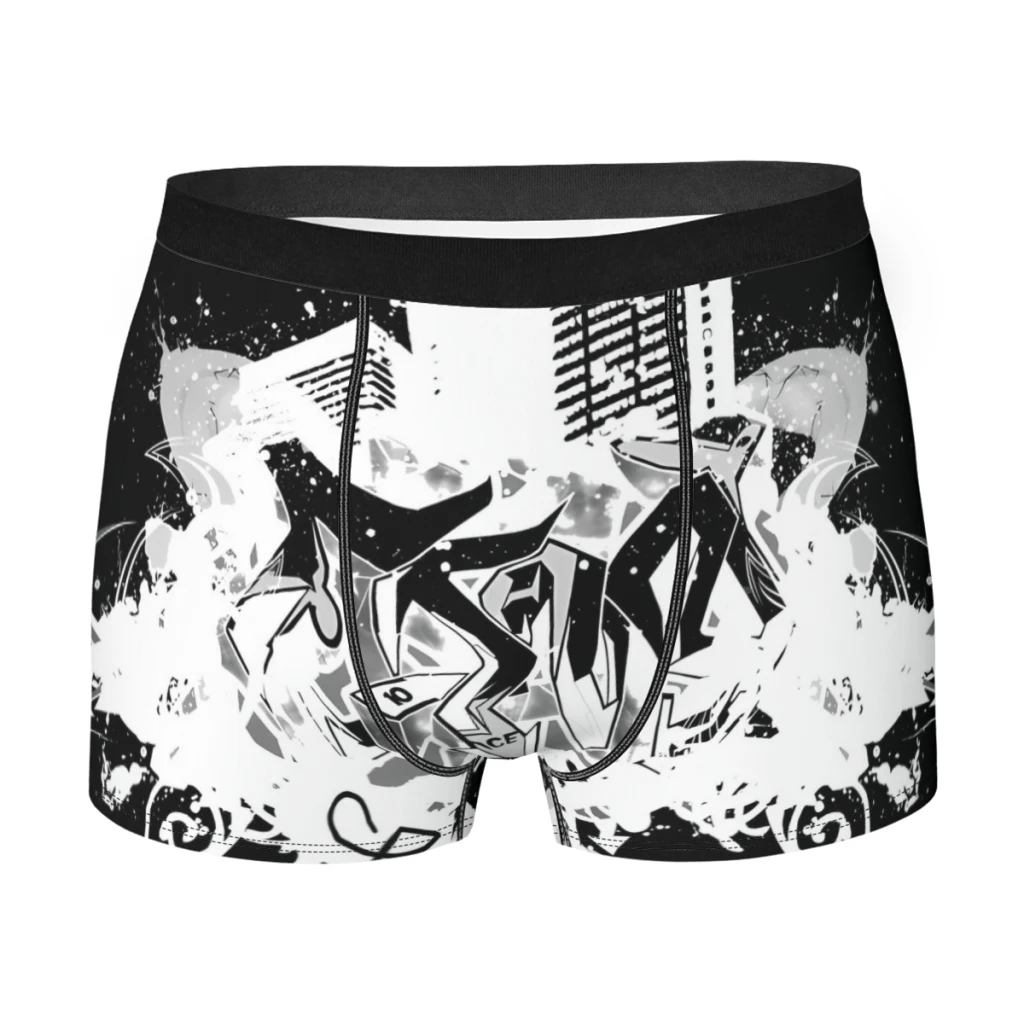 

City Graffiti HIP HOP Underpants Cotton Panties Men's Underwear Comfortable Shorts Boxer Briefs