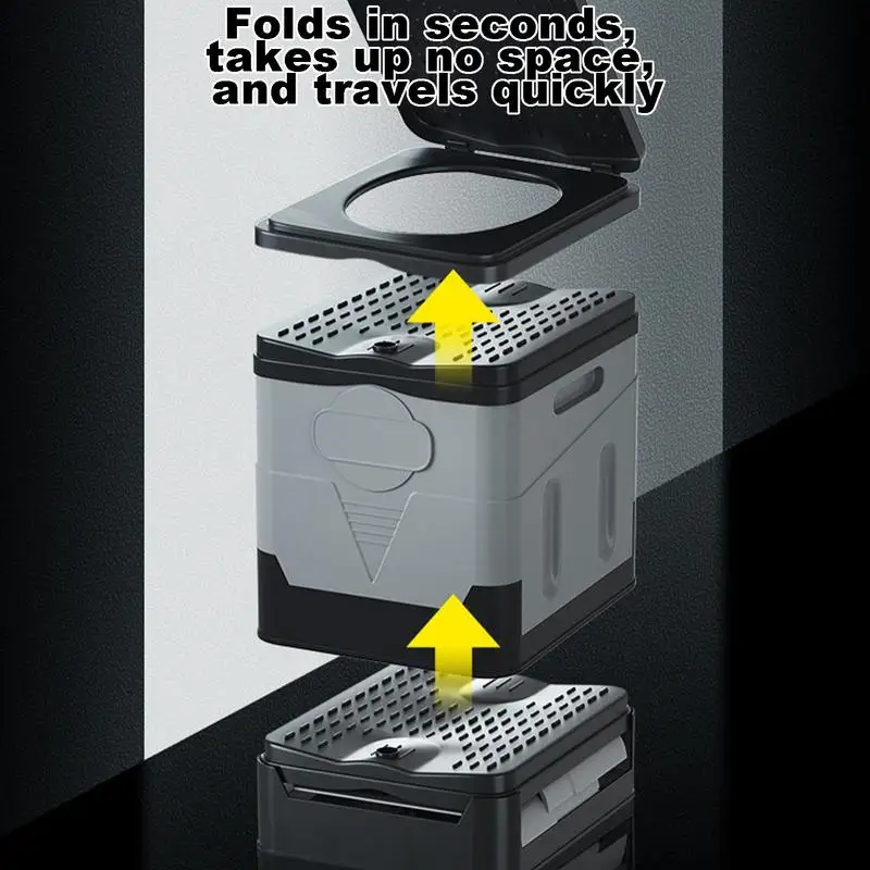 Adult 20L Leakproof Portable Potty With Lid 5