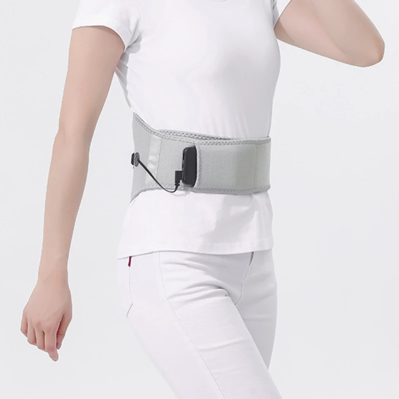 USB Electric Heating Warmer Hot Waist Lumbar Back Pad Belt Protector Brace Band Support Massager Anti Pain Relief Therapy Tool