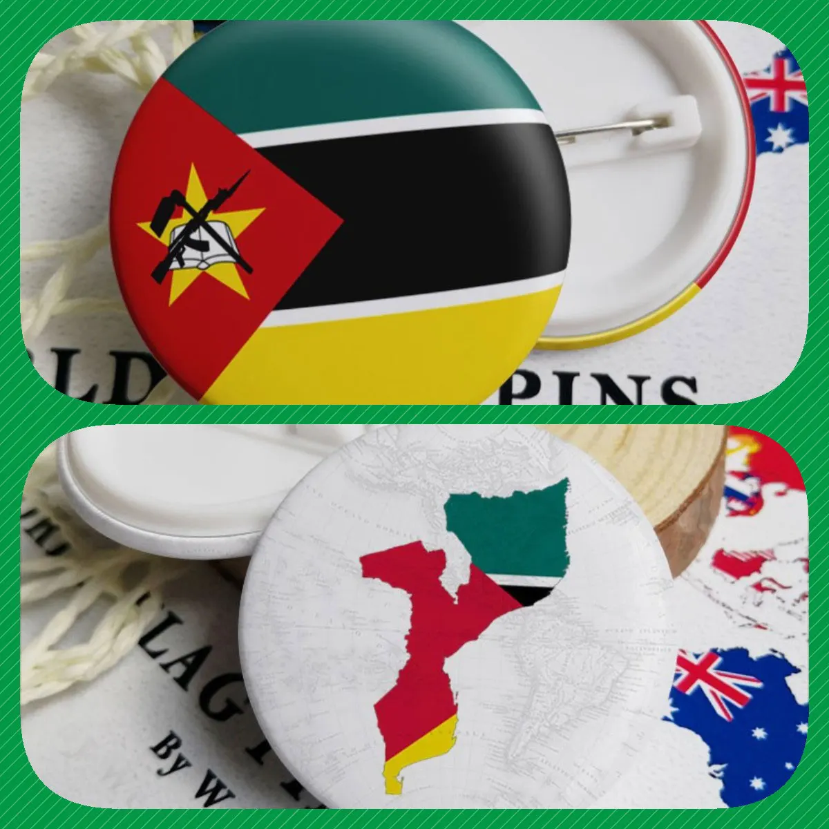 Broche Badge 'Hifadhi Za Taifa' - Parcs Nationaux De Tanzanie, Occasion En Très Bon état