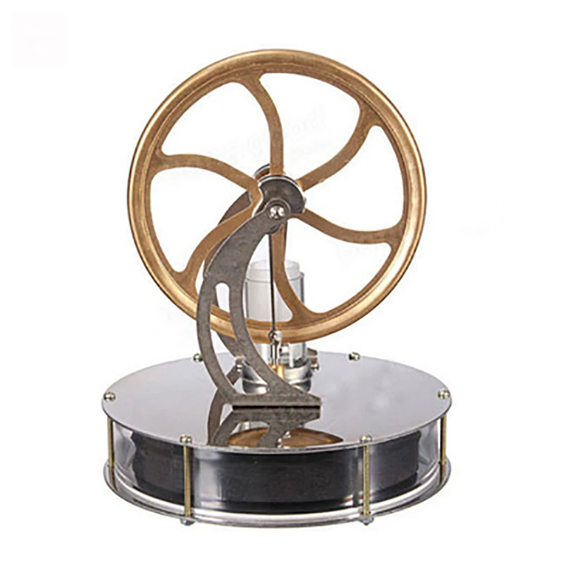 

Low Temperature Stirling Engine Motor Steam Heat Education Model Toy Kit Desktop Stirling Engine Model for Physics and Science