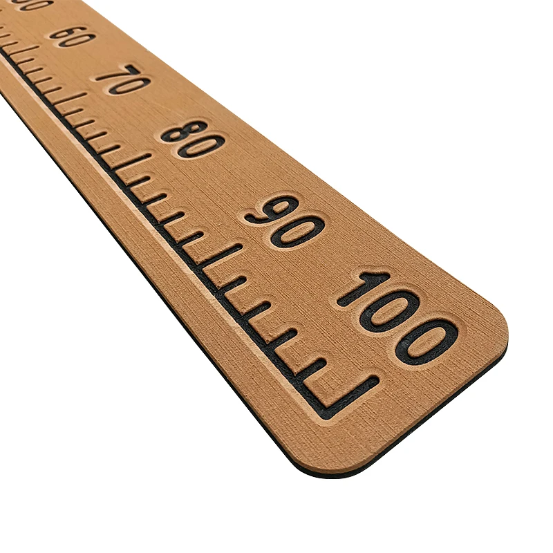 Règle de mesure poisson EVA 100cm adhésive - mousse flottante pour bateau et kayak de pêche étanche