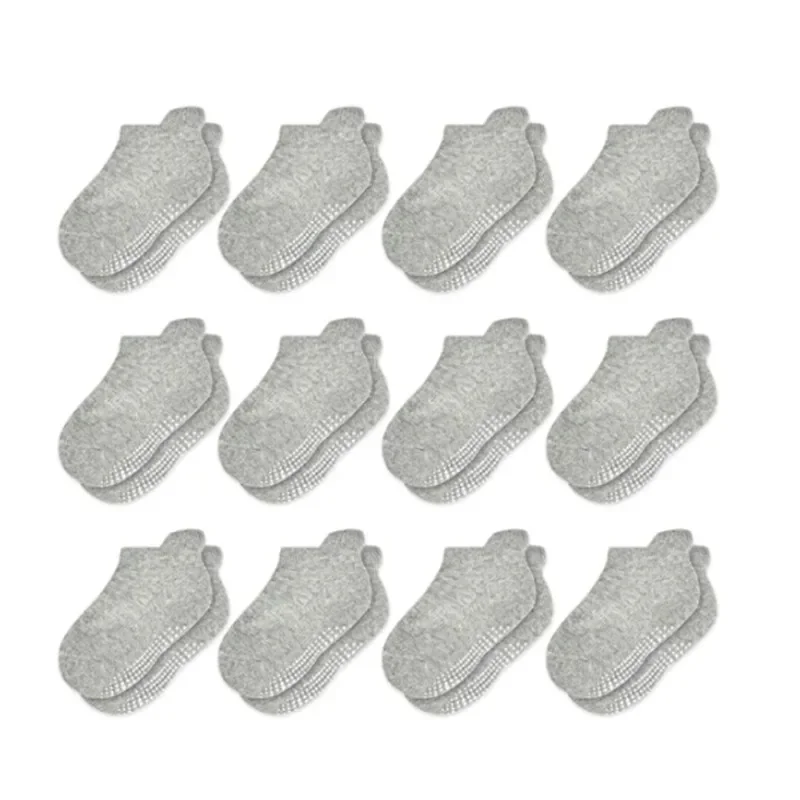 Non Slip Toddler Socks 12 Pairs Infant Baby Kids Grip Socks for Boy Girls Tphon Anti Skid Ankle for 1-5Year kids socks baby socks