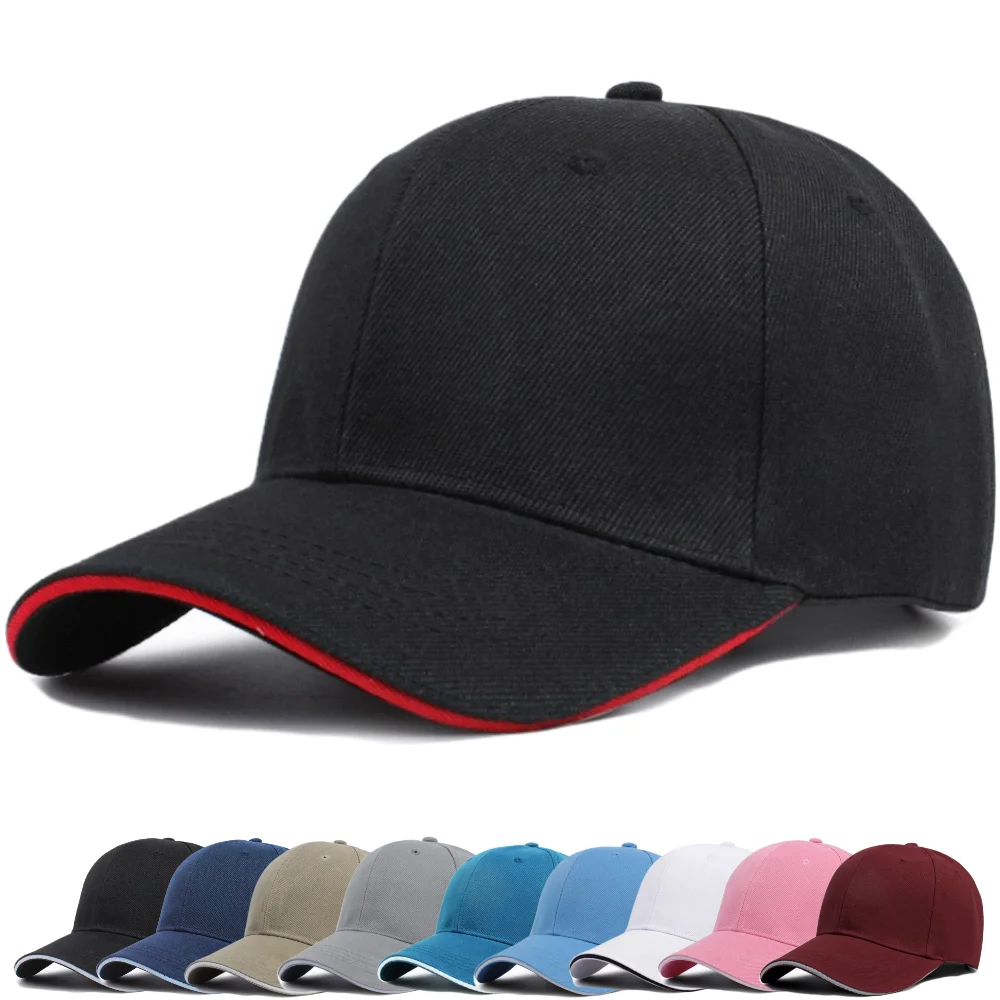 Unisex Classic Baseball Hat Caps For Women Men Fashion Solid Color Design Cap Streetwear Outdoor Dad Hats