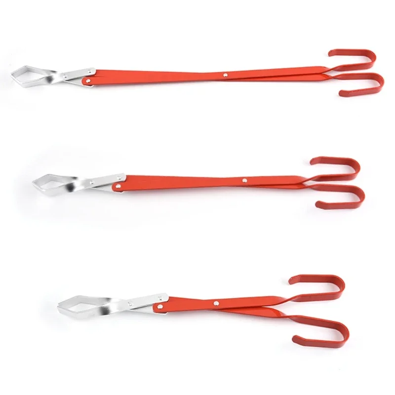 Aluminum Barbecue Carbon Clip Household Long Handled Charcoal Clip Kitchen Multifunctional Food Bread Clips Practical New