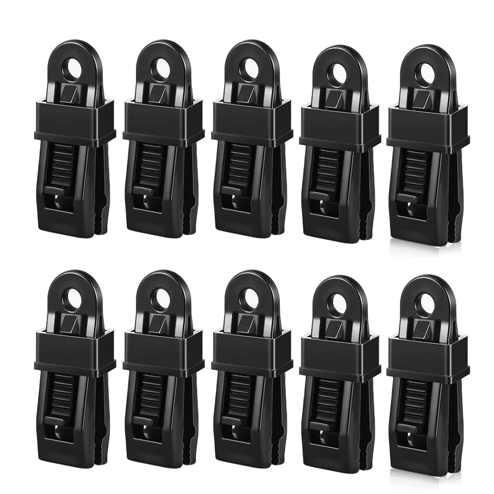 

8PCS 10PCS Tarp Clips Heavy Duty Lock Grip,Tarp Clamps for Cover Awnings, Outdoor Camping, Caravan Canopies, Car Covers