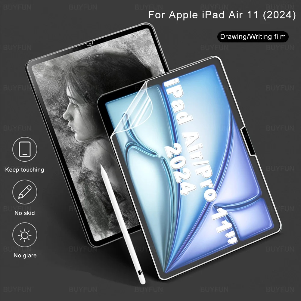 

Пленка для iPad Air 11 (2024) 6-го поколения, матовая, 2 шт.