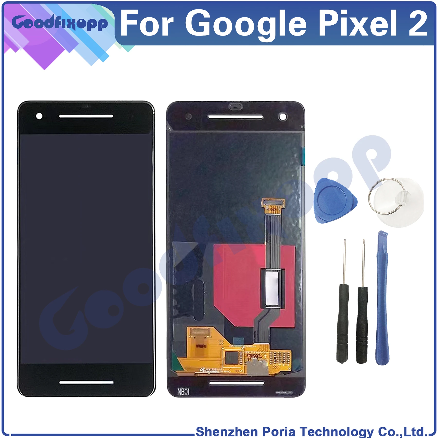 

For Google Pixel 2 LCD Display Touch Screen Digitizer Assembly For Pixel2 Repair Parts Replacement