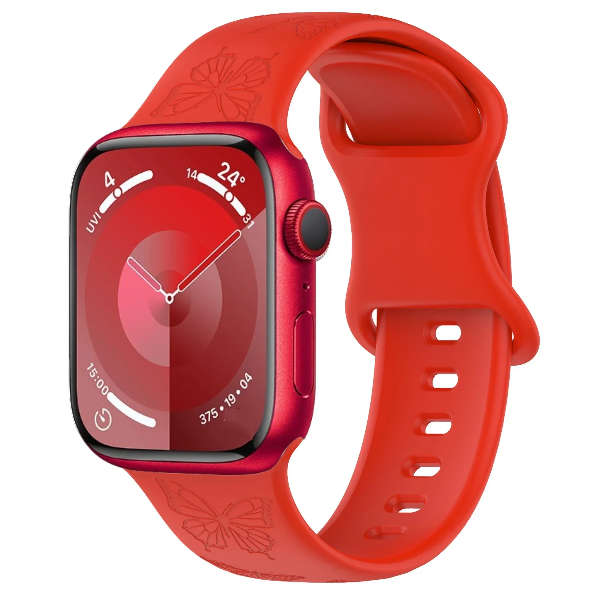 Engraved Pattern Silicone Strap