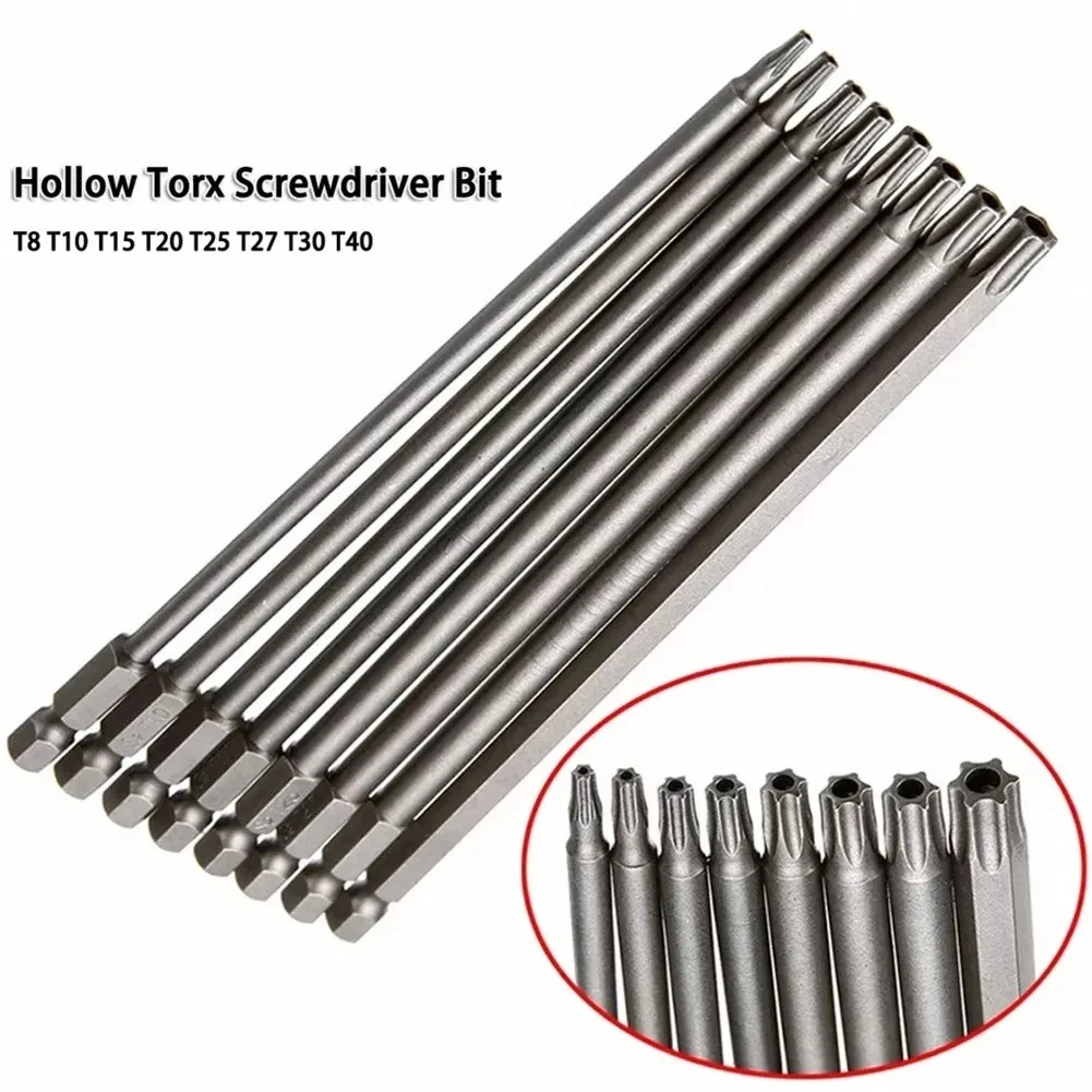 8PCS Torx Screwdriver Bit Set 1/4 Inch Hex Shank Magnetic Star Bits T8-T40 for Drill Wrench 150mm 200mm 8PCS Torx Screwdriver Bit Set 1/4 Inch Hex Shank Magnetic Star Bits T8-T40 for Drill Wrench 150mm 200mm