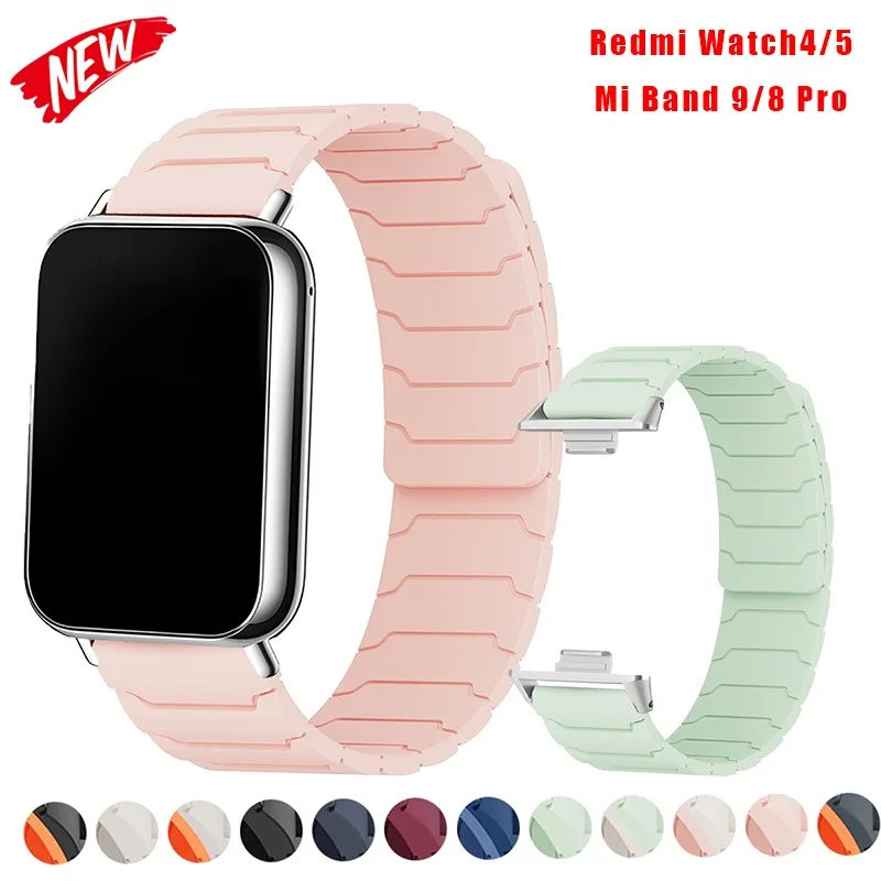 Magnetic Silicone Sports Watch Band - Breathable Bracelet Accessories