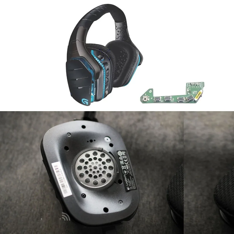 Auscultadores Pcb de Logitech G933 G935 G633 G635 Artemis Spectrum Auscultadores sem Fio Substituição Driver Speaker