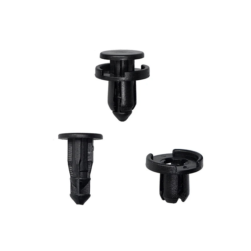 100 pièces 8mm en plastique Rivet attache garde-boue pare