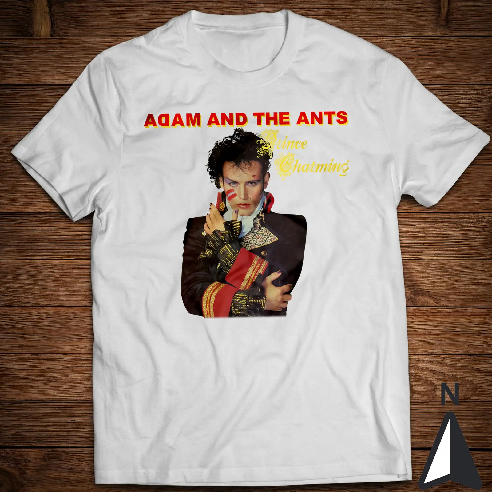 T-Shirt Rock Band Charming Adam & The Ants Stand And Delivery Ant Rap