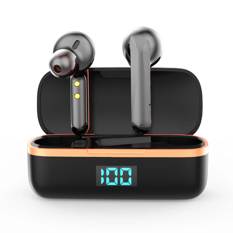 2022 TWS Bluetooth Earphones Charging Box Wireless Headphone Stereo Sports Waterproof Earbuds Headsets With Microphone |