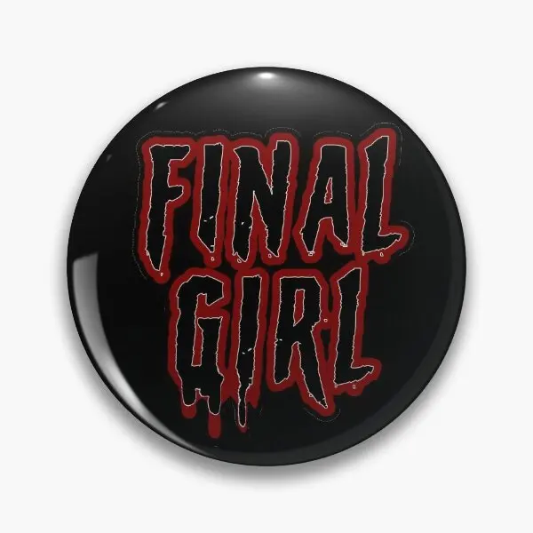 

Final Girl Soft Button Pin Jewelry Funny Creative Badge Lapel Pin Metal Brooch Cartoon Hat Decor Clothes Gift Women Fashion