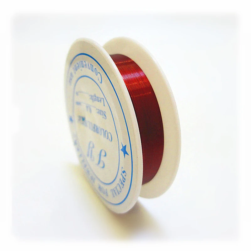0.3/0.4/0.5mm colorful Iron wire Enameled wire Spool Craft Soft Wire DIY Jewelry Crafts Accessories Beaded line modeling Design
