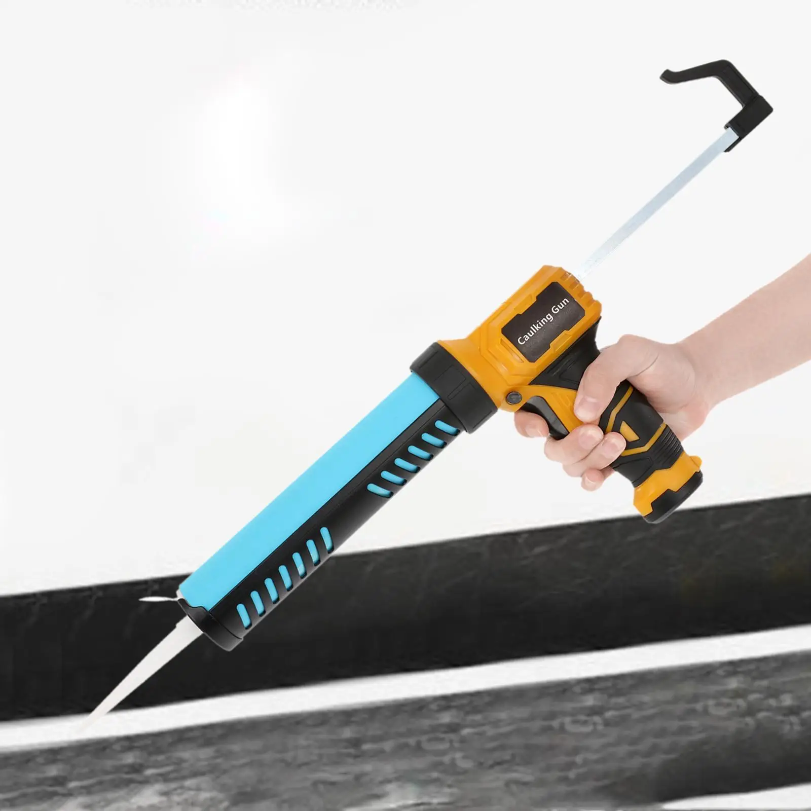 

1 Piece Glass Glue Gun Wireless Tool DIY Kit Cordless Adhesive Handheld Electric Caulk Gun Sealant Gun for Door Balcony Window