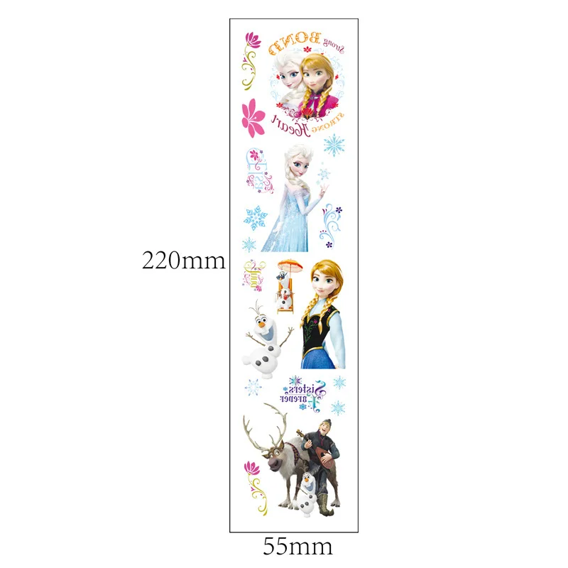 Disney Frozen Anna Elsa Princess tattoo stickers toy children birthday party decoration