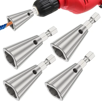 2/4Pcs Wire Stripping Twisting Tool Stainless Steel Wire Twister Connector 1