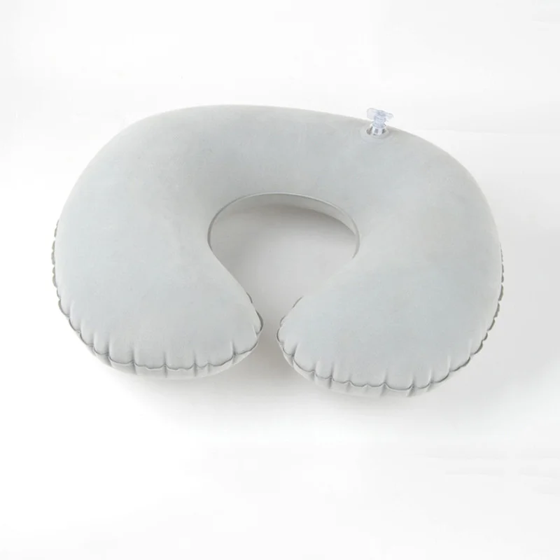 Inflatable U-Shape Travel Neck Pillow – Portable Cervical Support Pillow for Airplane Comfort