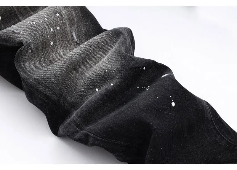 Street Designer Fashion Men Jeans Durability
