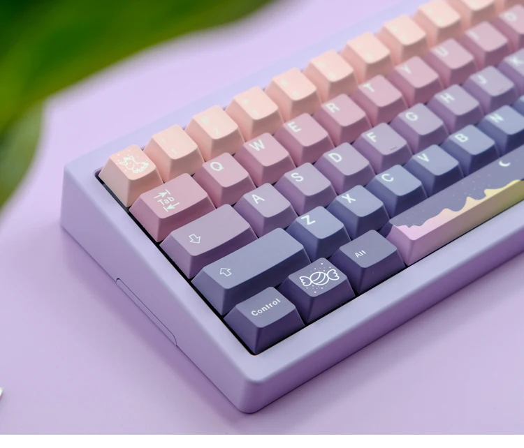 Gmk Fairy Tale Keycaps Teclado Mecânico para Interruptor mx Perfil Inglês Cereja Pbt Sublimação de Tintura Lados 136 Teclas - Imagem 6