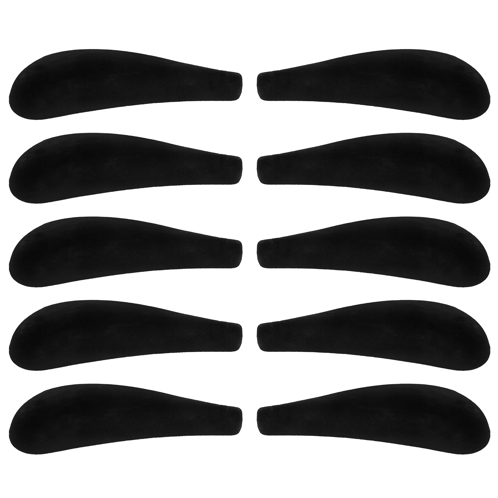 

10 Pcs Hanger Shoulder Rest Clothing Pads Forms Garment Clothes Wide Flocking Coat Suit Hangers