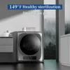 Portable Clothes Dryer for Apartment, 10lbs Compact Electric Laundry Dryer with Stainless Steel Tub 4
