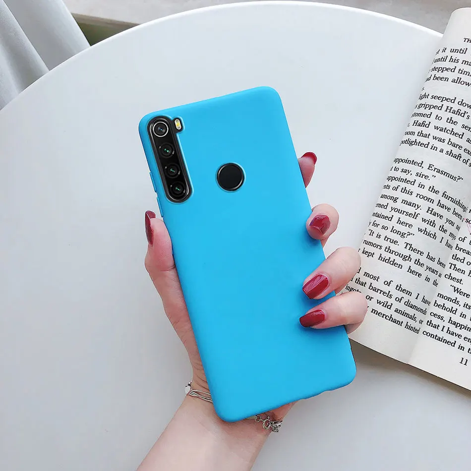 Vibrant Candy Colors Silicone Matte Soft Back Cover