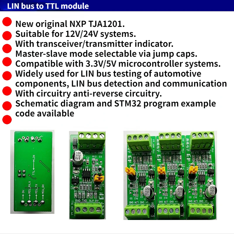 Lin Bus Lin Module Tja1021 Module Lin Communication Lin To Ttl Tool
