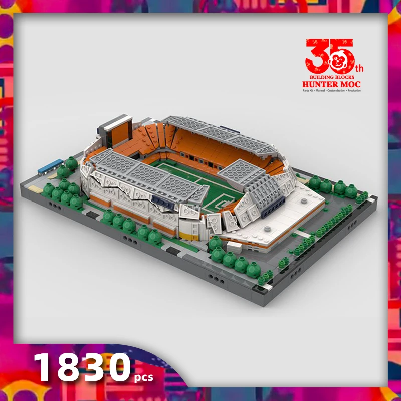 

Кубики moc наборы известных городских зданий TX 1/2 микрополис масштабная модель Хьюстона корпус энергетический стадион кирпичи здание