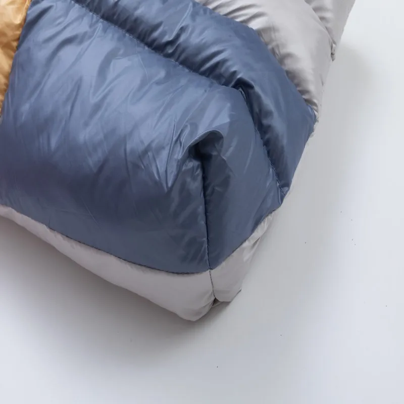 Cotton Quilted Shoulder Bag Puffer Underarm Bag Splicing Color Commuter Bag for Women Work Shopping Travel