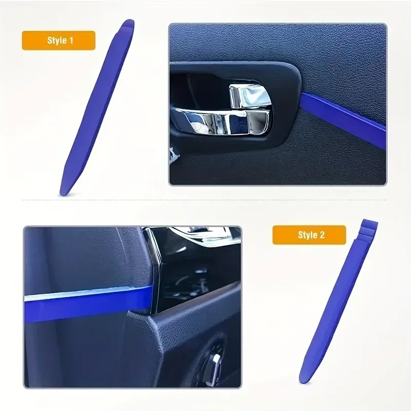 Auto Door Panel Trim Removal Tool Kit - Car Audio & Navigation Disassembly Prying Tool with Nail Puller for Auto Repair