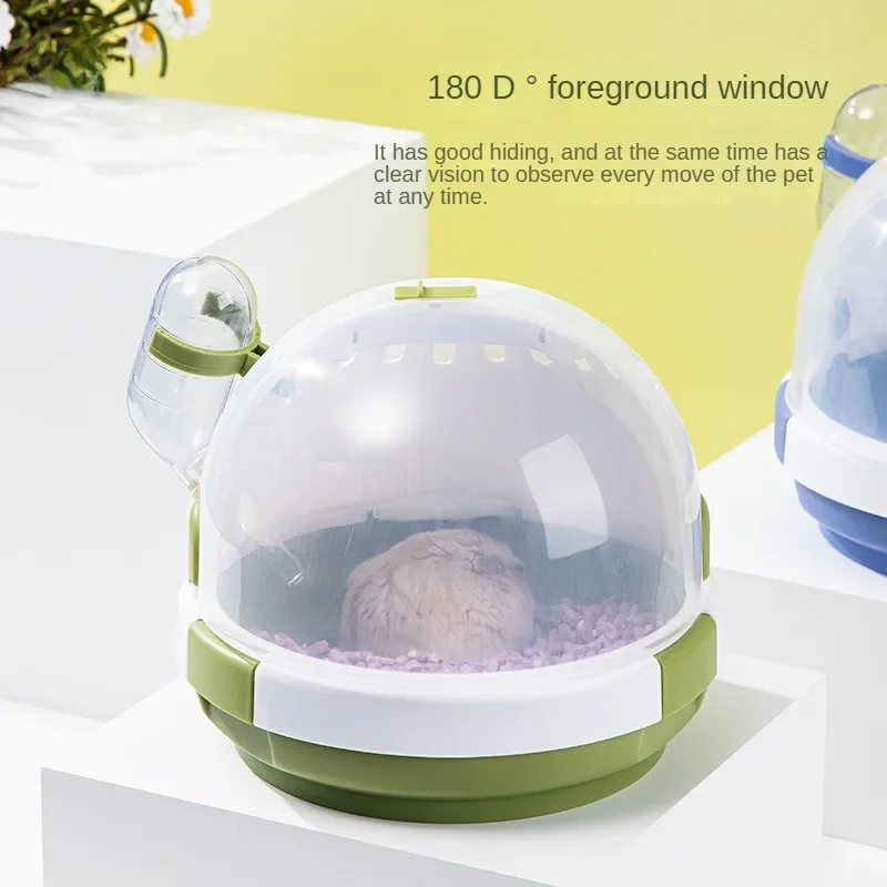 New Creative Outdoor Portable Pet Nest Handheld Portable Out of Cage Hamster Cage Golden Bear Pet Nest Home Landscaping Supplies