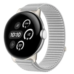 Breathable Braided Nylon Watch Band - Sport Strap - Pixel Watch 45mm (Gray)