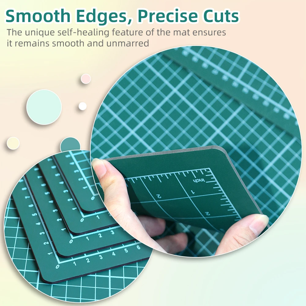 1Pc A0 Super Large Double Sided Self Healing Rotary Cutting Mat Craft Cutting Tool Craft Cutting Board-Sewing Fabric Precision Scrapbooking Project